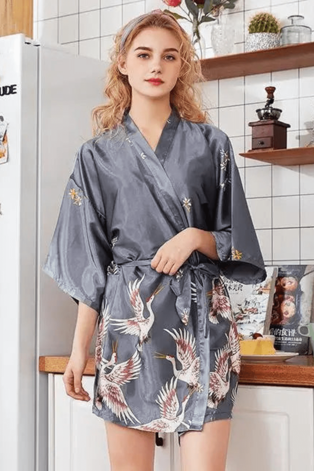 Kimono d Interieur Femme La Maison du Peignoir