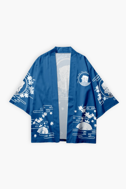 kimono bleu