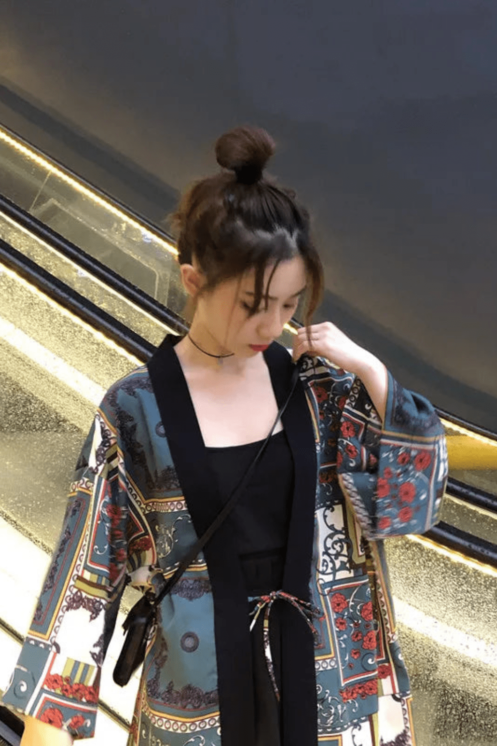 Kimono Femme | Style Veste Turquoise / Taille unique