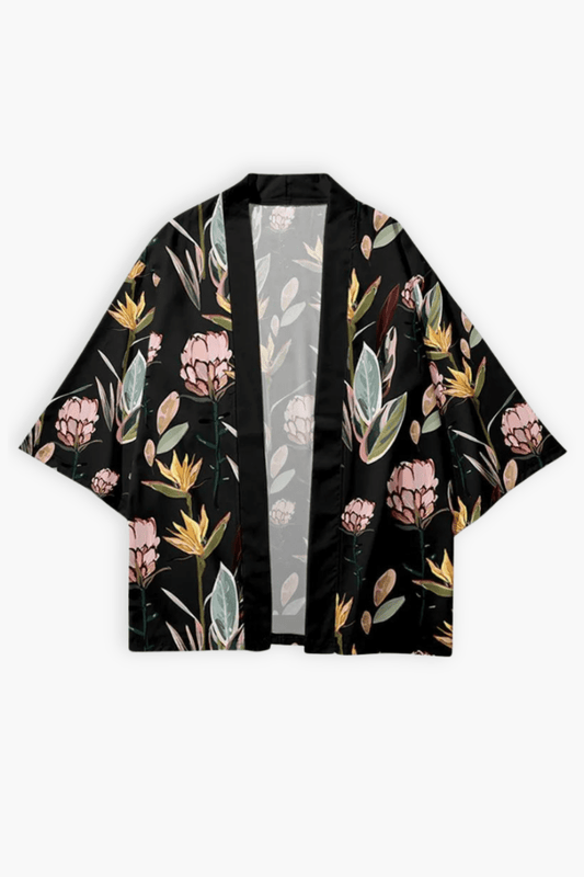 kimono satin homme