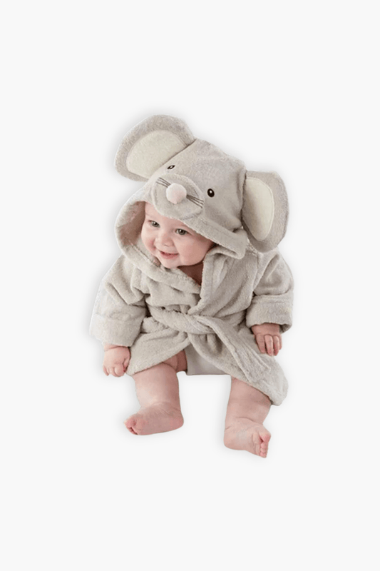 peignoir bebe souris