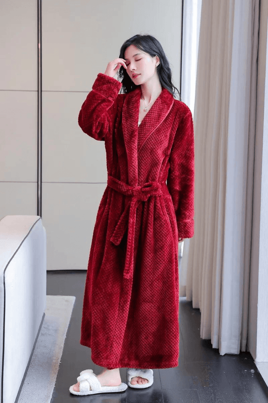 Peignoir Femme | Nuit Rouge / 3XL