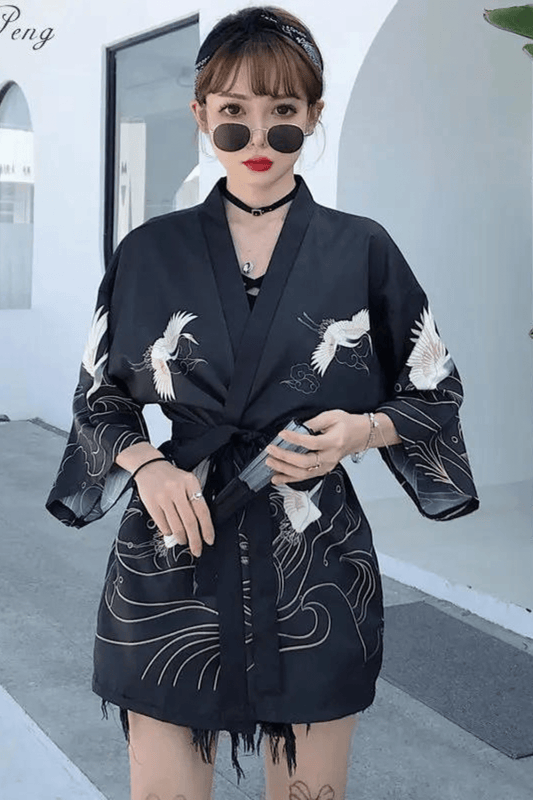 veste kimono femme